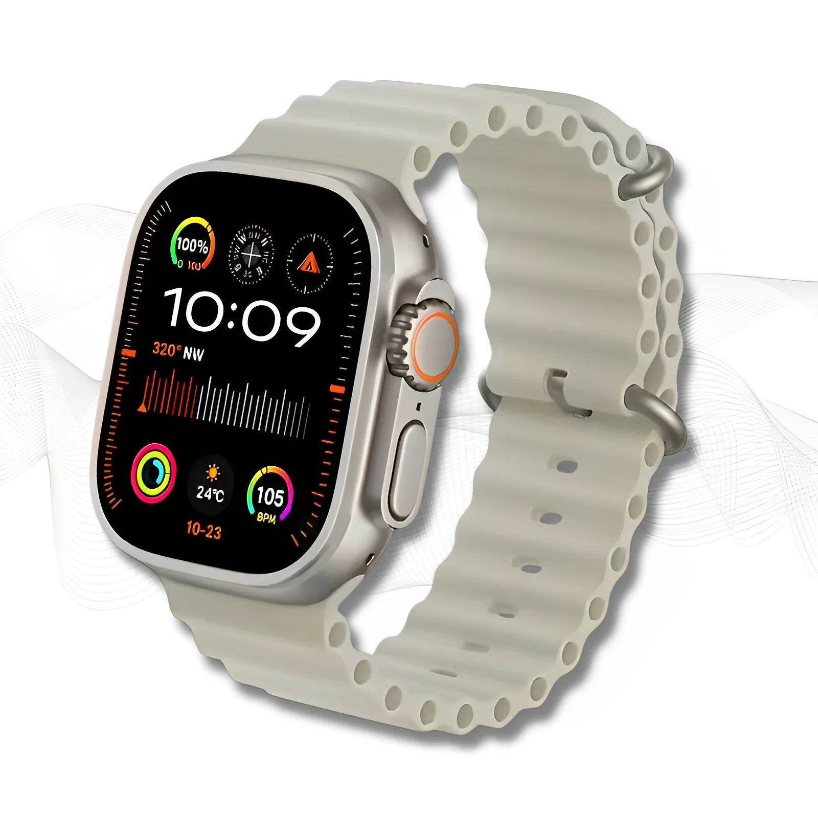 Nexura™ - Montre connectée Bluetooth ULTRA MAX - 49mm - Nexura