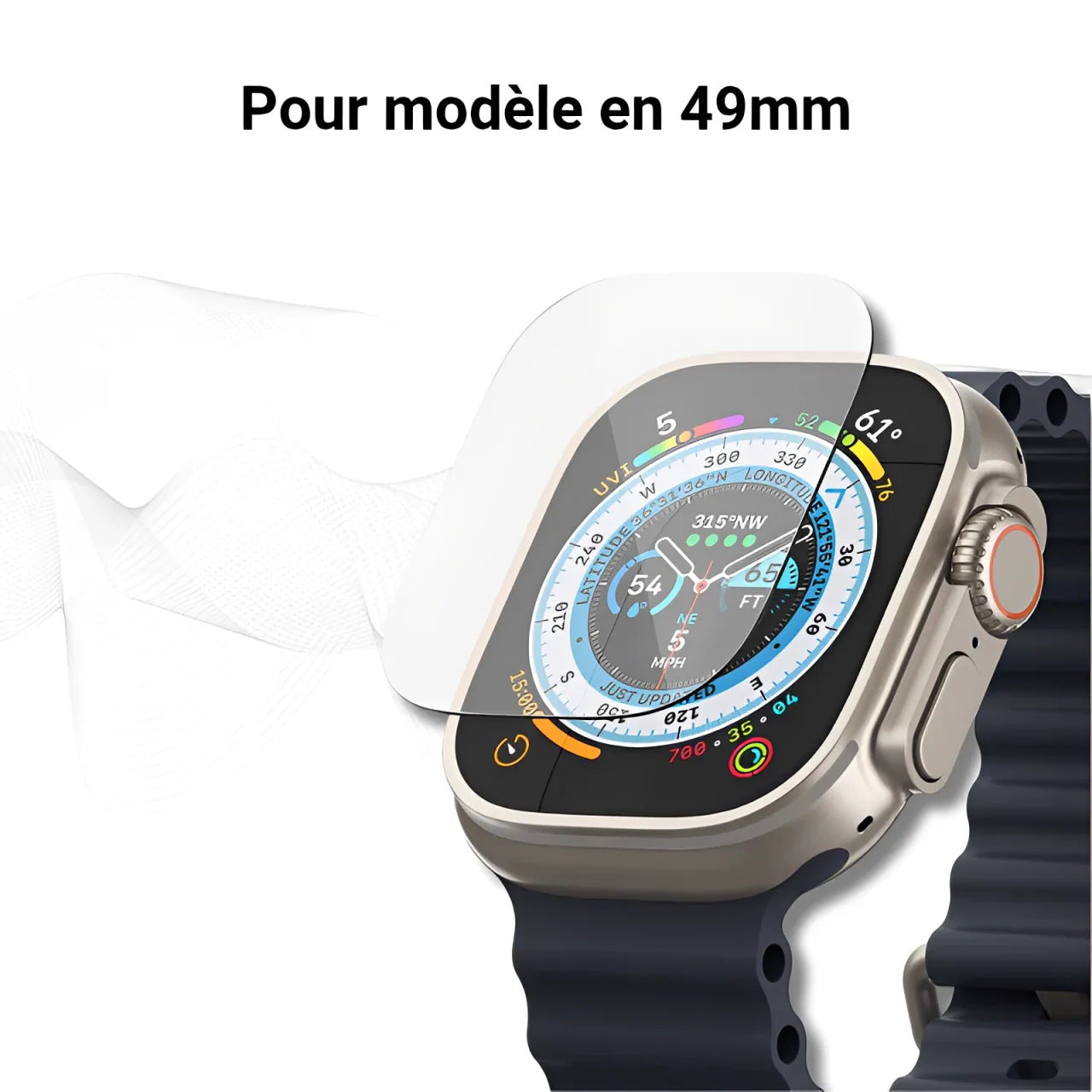 Nexura™ - Protection d'écran 49mm ou 46mm - Nexura