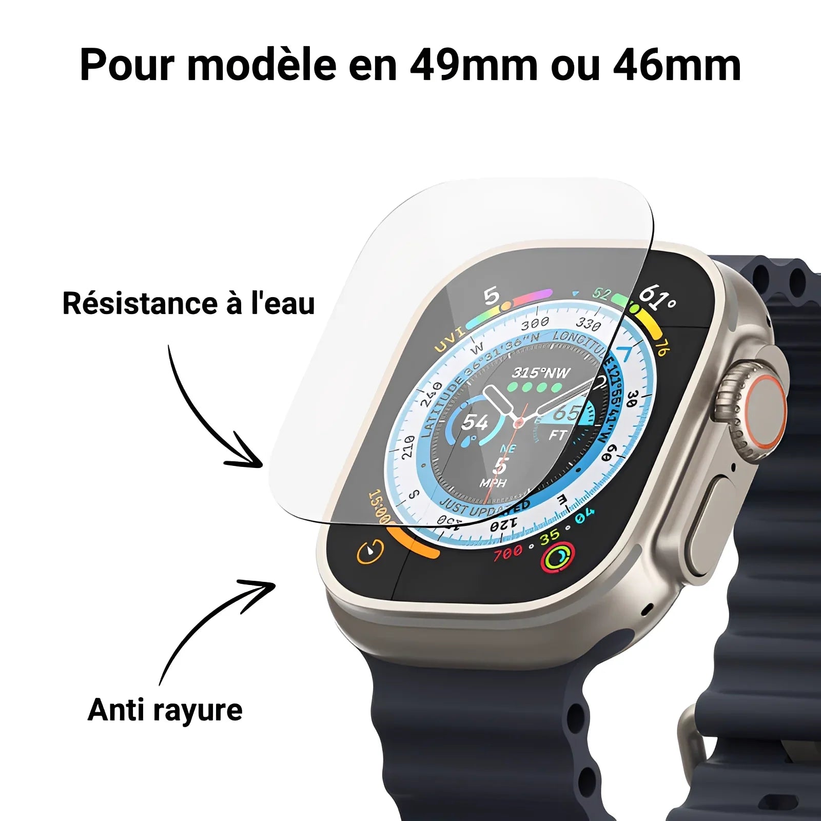 Nexura™ - Protection d'écran 49mm ou 46mm - Nexura