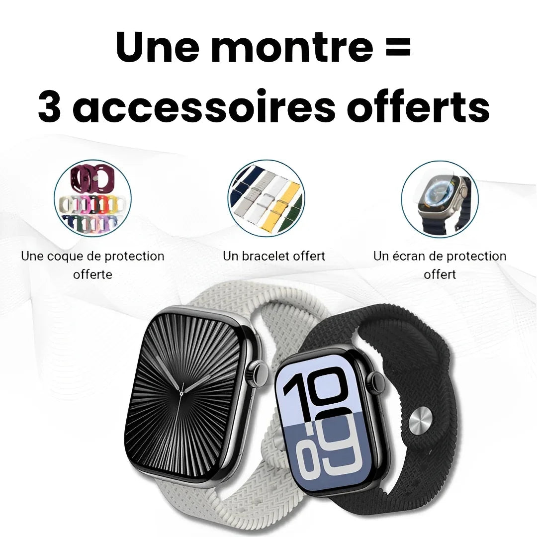 Nexura™ - Montre connectée Bluetooth PRO MAX - 46mm - Nexura