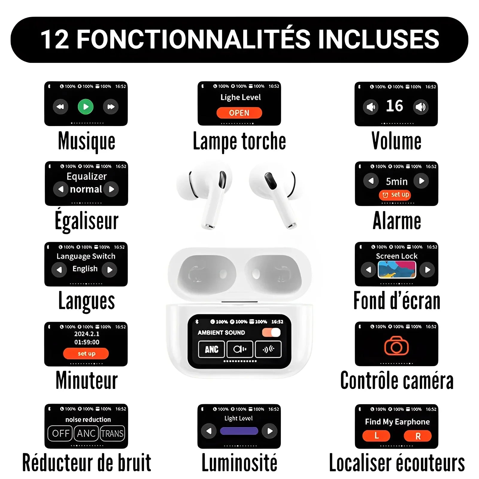 Nexura™ - Écouteurs sans fil PRO 2 (ANC) - Nexura